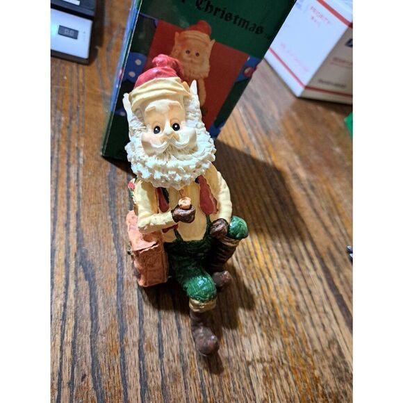 Vintage 1991 Spirit of Christmas Albert & Price Santa Elf Stocking Hanger - Picture 1 of 11